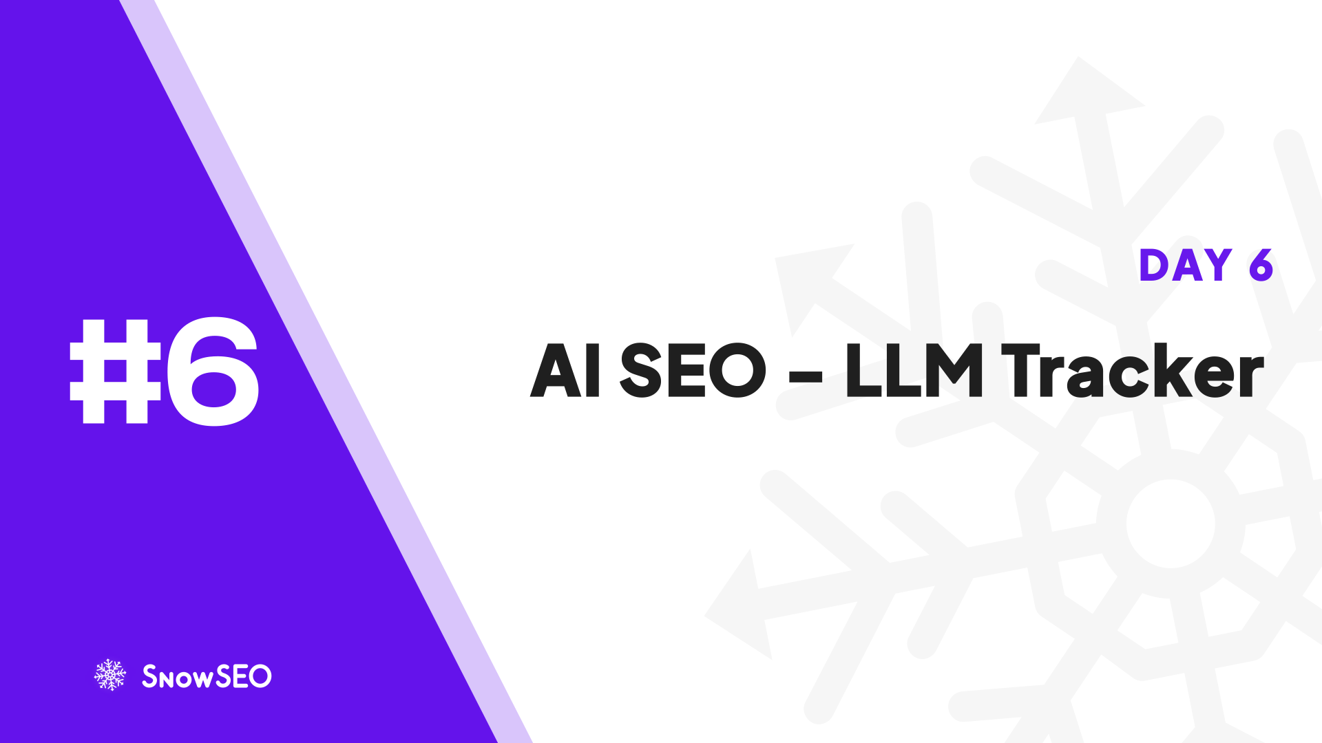 Day 6: AI SEO - LLM Tracker